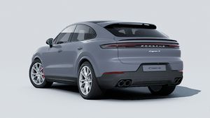 Exterior view of Cayenne S Coupe showing the back and left side of the car
