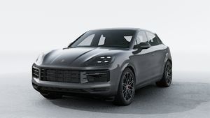 Exterior view of Cayenne S Coupe showing the front and left side of the car