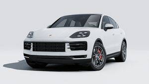 Exterior view of Cayenne S Coupe showing the front and left side of the car