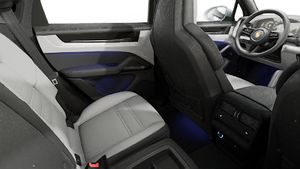 Interior view showing the back seats of Cayenne S E-Hybrid Coupe