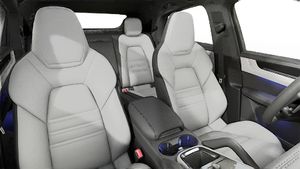 Interior view showing the front seats of Cayenne S E-Hybrid Coupe