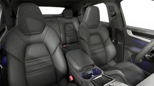 Interior view showing the front seats of Cayenne S E-Hybrid Coupe