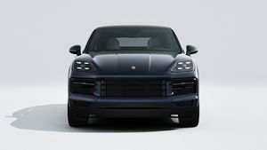 Exterior view of Cayenne S E-Hybrid Coupe showing the front of the car