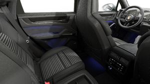 Interior view showing the back seats of Cayenne GTS Coupe