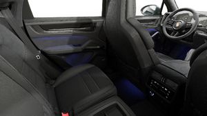 Interior view showing the back seats of Cayenne GTS Coupe