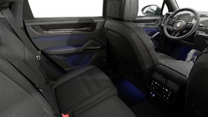 Interior view showing the back seats of Cayenne GTS Coupe