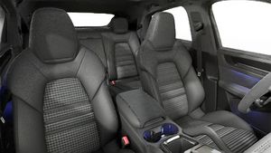 Interior view showing the front seats of Cayenne GTS Coupe