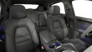 Interior view showing the front seats of Cayenne GTS Coupe