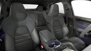 Interior view showing the front seats of Cayenne GTS Coupe