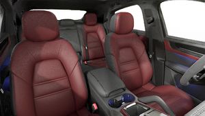 Interior view showing the front seats of Cayenne GTS Coupe