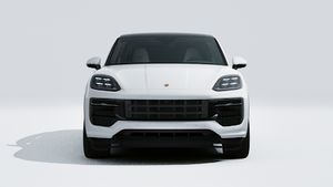 Exterior view of Cayenne GTS Coupe showing the front of the car