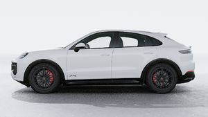 Exterior view of Cayenne GTS Coupe showing the left side of the car