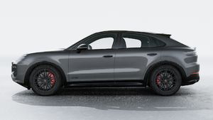 Exterior view of Cayenne GTS Coupe showing the left side of the car