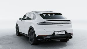 Exterior view of Cayenne GTS Coupe showing the back and left side of the car