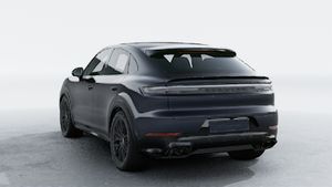 Exterior view of Cayenne GTS Coupe showing the back and left side of the car