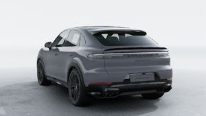 Exterior view of Cayenne GTS Coupe showing the back and left side of the car