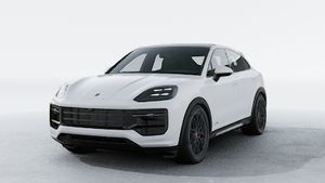 Exterior view of Cayenne GTS Coupe showing the front and left side of the car