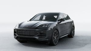 Exterior view of Cayenne GTS Coupe showing the front and left side of the car