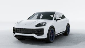 Exterior view of Cayenne GTS Coupe showing the front and left side of the car