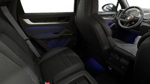 Interior view showing the back seats of Cayenne Turbo GT