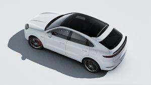 Exterior view of Cayenne Turbo E-Hybrid Coupe seen from above
