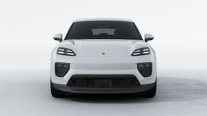 Exterior view of Macan Electric showing the front of the car