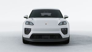 Exterior view of Macan 4 Electric showing the front of the car
