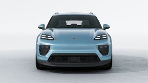 Exterior view of Macan 4 Electric showing the front of the car