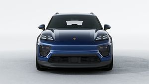 Exterior view of Macan 4 Electric showing the front of the car