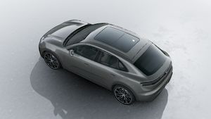 Exterior view of Macan 4 Electric seen from above