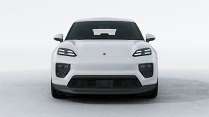 Exterior view of Macan 4S Electric showing the front of the car