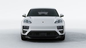 Exterior view of Macan Turbo Electric showing the front of the car