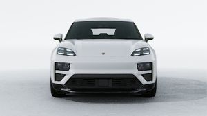 Exterior view of Macan Turbo Electric showing the front of the car