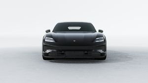 Exterior view of Taycan 4S showing the front of the car