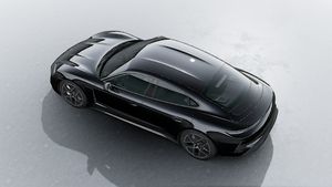 Exterior view of Taycan Turbo seen from above