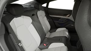 Interior view of Taycan Turbo S