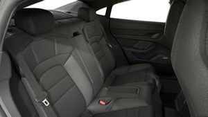 Interior view of Taycan Black Edition