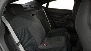 Interior view of Taycan Black Edition