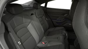 Interior view of Taycan 4 Black Edition