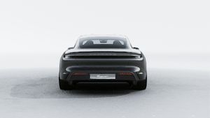 Exterior view of Taycan 4S Black Edition showing the rear of the car