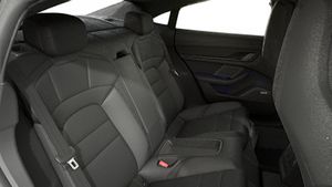 Interior view of Taycan 4S Black Edition