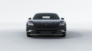 Exterior view of Taycan 4 Cross Turismo showing the front of the car