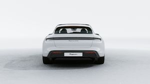 Exterior view of Taycan GTS Sport Turismo showing the rear of the car
