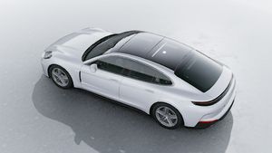 Exterior view of Panamera seen from above