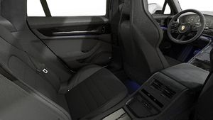 Interior view showing the back seats of Panamera GTS