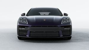 Exterior view of Panamera GTS showing the front of the car