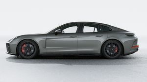 Exterior view of Panamera GTS showing the left side of the car