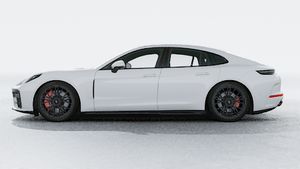 Exterior view of Panamera GTS showing the left side of the car