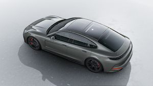 Exterior view of Panamera GTS seen from above