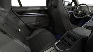 Interior view showing the back seats of Panamera 4S E-Hybrid